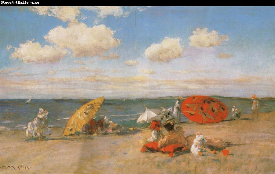 William Merrit Chase At the Seaside